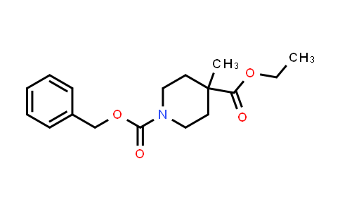 1-Benzyl 4-ethyl 4-methylpiperidine-1,4-dicarboxylate