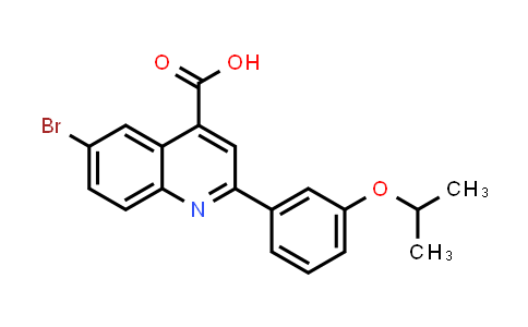 6-Bromo-2-(3-isopropoxyphenyl)quinoline-4-carboxylic acid