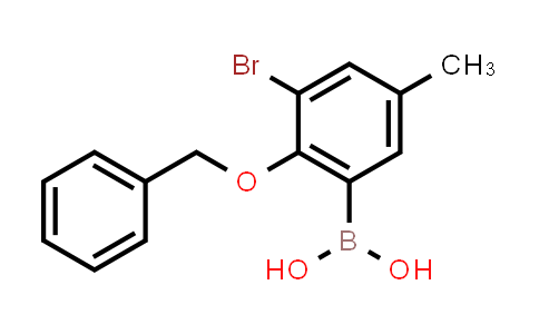 (2-(Benzyloxy)-3-bromo-5-methylphenyl)boronic acid