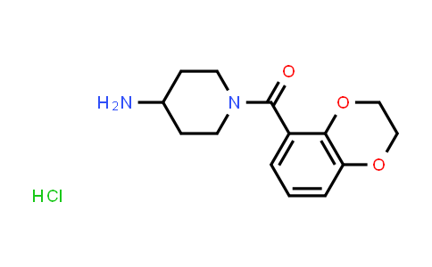 (4-Aminopiperidin-1-yl)(2,3-dihydrobenzo[b][1,4]dioxin-5-yl)methanone hydrochloride