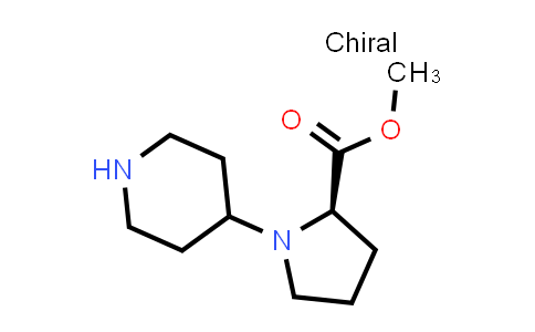 (R)-Methyl 1-(piperidin-4-yl)pyrrolidine-2-carboxylate