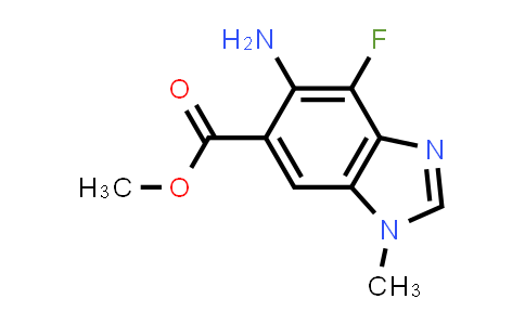 Methyl 5-amino-4-fluoro-1-methyl-1H-benzo[d]imidazole-6-carboxylate