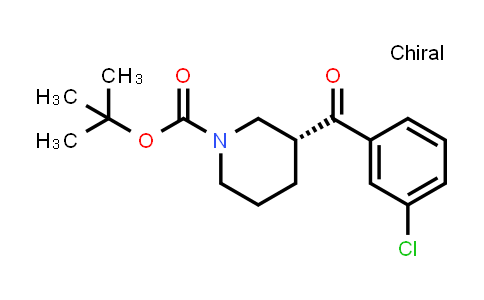(R)-tert-Butyl 3-(3-chlorobenzoyl)piperidine-1-carboxylate