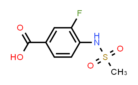 3-Fluoro-4-(methylsulfonamido)benzoic acid