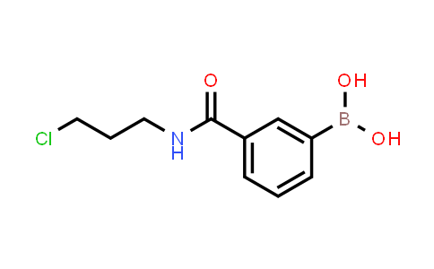 (3-((3-Chloropropyl)carbamoyl)phenyl)boronic acid