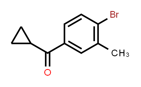 (4-Bromo-3-methylphenyl)(cyclopropyl)methanone