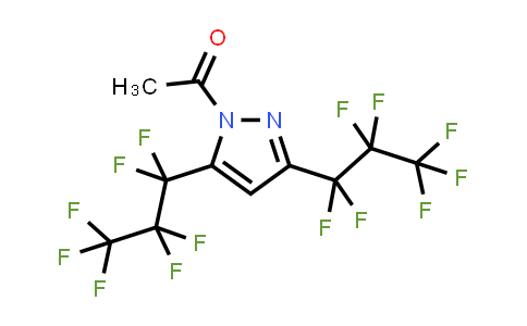 1-Acetyl-3,5-bis(heptafluoropropyl)pyrazole