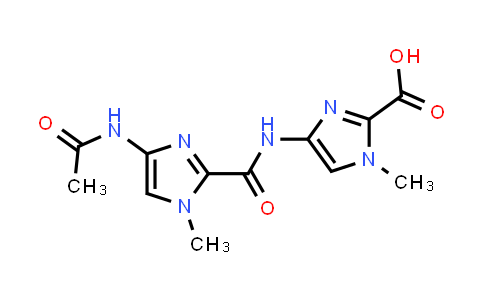 4-(4-Acetamido-1-methyl-1H-imidazole-2-carboxamido)-1-methyl-1H-imidazole-2-carboxylic acid