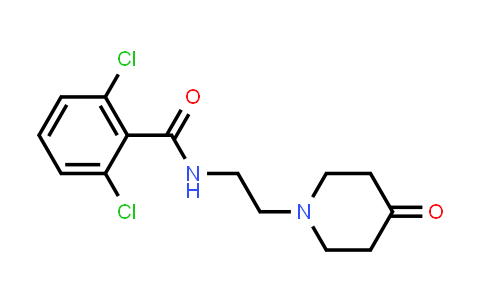 2,6-Dichloro-N-[2-(4-oxo-1-piperidinyl)ethyl]benzamide