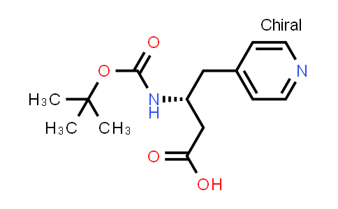(R)-3-((tert-Butoxycarbonyl)amino)-4-(pyridin-4-yl)butanoic acid