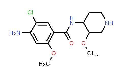 4-Amino-5-chloro-2-methoxy-N-(3-methoxy-4-piperidinyl)benzamide
