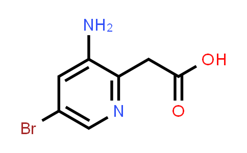 2-(3-Amino-5-bromopyridin-2-yl)acetic acid