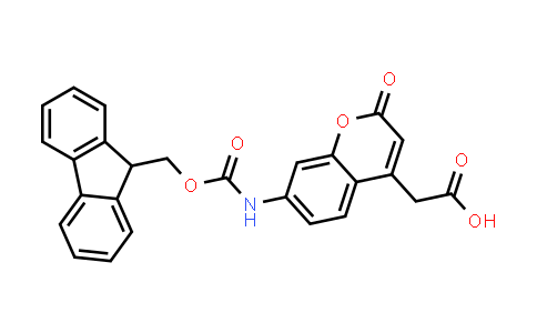 2-(7-((((9H-Fluoren-9-yl)methoxy)carbonyl)amino)-2-oxo-2H-chromen-4-yl)acetic acid