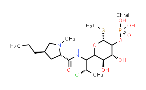 [(2R,4R,5R)-6-[(2S)-2-Chloro-1-[[[(2S,4R)-1-methyl-4-propyl-2-pyrrolidinyl]-oxomethyl]amino]propyl]-4,5-dihydroxy-2-(methylthio)-3-oxanyl] dihydrogen phosphate
