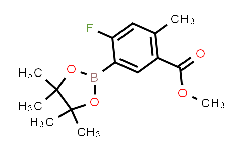 Methyl 4-fluoro-2-methyl-5-(4,4,5,5-tetramethyl-1,3,2-dioxaborolan-2-yl)benzoate