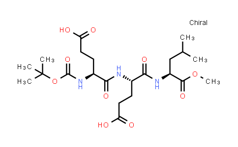 (S)-4-((tert-Butoxycarbonyl)amino)-5-(((S)-4-carboxy-1-(((S)-1-methoxy-4-methyl-1-oxopentan-2-yl)amino)-1-oxobutan-2-yl)amino)-5-oxopentanoic acid