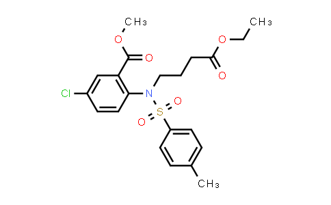Methyl 5-chloro-2-[(4-ethoxy-4-oxobutyl)-(4-methylphenyl)sulfonylamino]benzoate