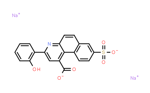 Sodium 3-(2-hydroxyphenyl)-8-sulfonatobenzo[f]quinoline-1-carboxylate