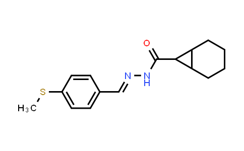 N'-(4-(Methylthio)benzylidene)bicyclo[4.1.0]heptane-7-carbohydrazide
