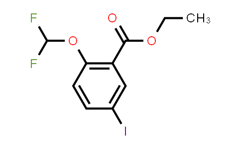 Ethyl 2-(difluoromethoxy)-5-iodobenzoate
