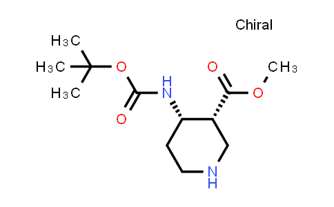 cis-Methyl 4-((tert-butoxycarbonyl)amino)piperidine-3-carboxylate