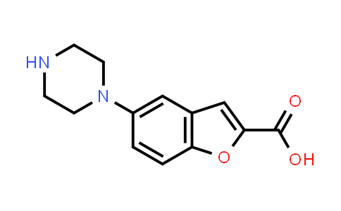 5-(Piperazin-1-yl)benzofuran-2-carboxylic acid