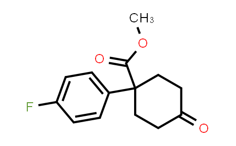Methyl 1-(4-fluorophenyl)-4-oxocyclohexane-1-carboxylate