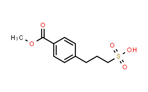 3-(4-(Methoxycarbonyl)phenyl)propane-1-sulfonic acid