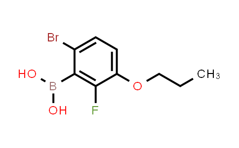 (6-Bromo-2-fluoro-3-propoxyphenyl)boronic acid