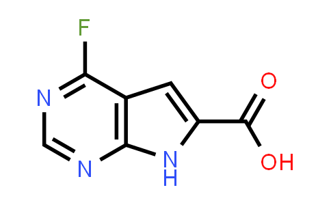 4-fluoro-7H-pyrrolo[2,3-d]pyrimidine-6-carboxylic acid