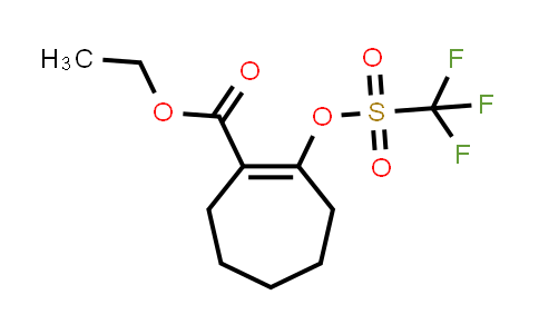 Ethyl 2-(((trifluoromethyl)sulfonyl)oxy)cyclohept-1-enecarboxylate