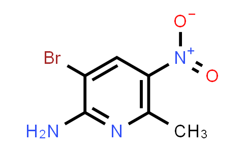 3-bromo-6-methyl-5-nitro-2-pyridinamine