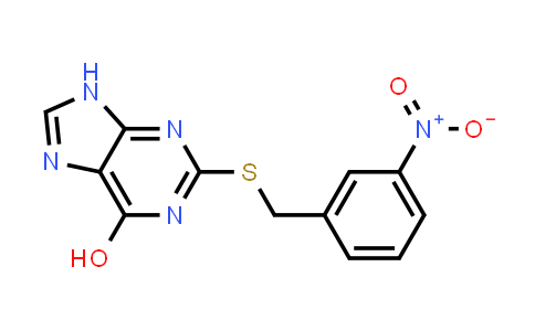 2-((3-Nitrobenzyl)thio)-9H-purin-6-ol