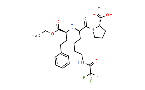(S)-1-((S)-2-(((S)-1-Ethoxy-1-oxo-4-phenylbutan-2-yl)amino)-6-(2,2,2-trifluoroacetamido)hexanoyl)pyrrolidine-2-carboxylic acid