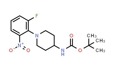 tert-butyl (1-(2-fluoro-6-nitrophenyl)piperidin-4-yl)carbamate