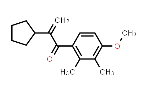 2-cyclopentyl-1-(4-methoxy-2,3-dimethylphenyl)-2-propen-1-one