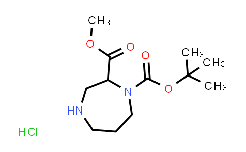 1-tert-Butyl 2-methyl 1,4-diazepane-1,2-dicarboxylate hydrochloride