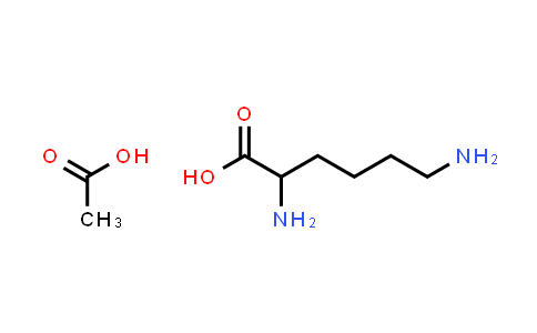 2,6-diaminohexanoic acid acetate