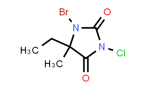 1-bromo-3-chloro-5-ethyl-5-methylimidazolidine-2,4-dione