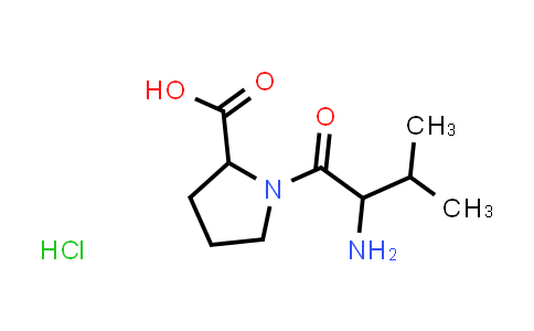 1-(2-amino-3-methyl-1-oxobutyl)-2-pyrrolidinecarboxylic acid hydrochloride