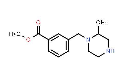3-[(2-methyl-1-piperazinyl)methyl]benzoic acid methyl ester