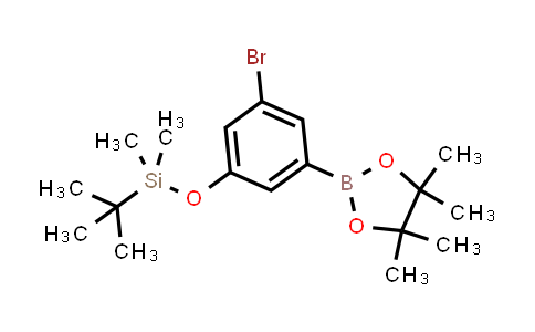 (3-Bromo-5-(4,4,5,5-tetramethyl-1,3,2-dioxaborolan-2-yl)phenoxy)(tert-butyl)dimethylsilane