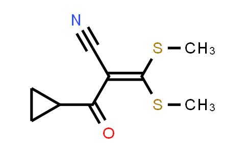 2-[cyclopropyl(oxo)methyl]-3,3-bis(methylthio)-2-propenenitrile