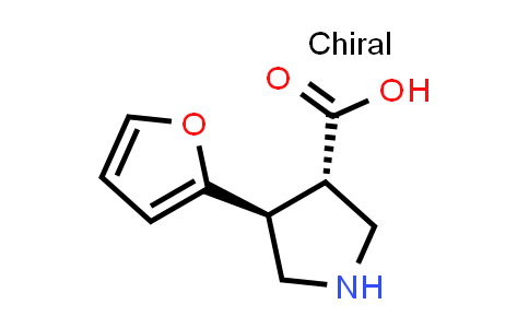 (3S,4S)-4-(furan-2-yl)pyrrolidine-3-carboxylic acid