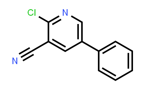 2-Chloro-3-cyano-5-phenylpyridine