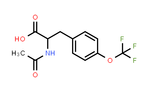 2-acetamido-3-[4-(trifluoromethoxy)phenyl]propanoic acid