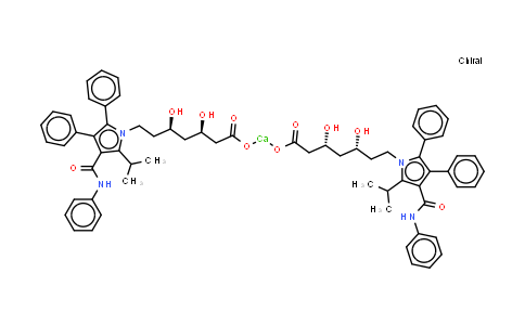 1H-Pyrrole-1-heptanoicacid, b,d-dihydroxy-2-(1-methylethyl)-4,5-diphenyl-3-[(phenylamino)carbonyl]-,(bR,dR)-