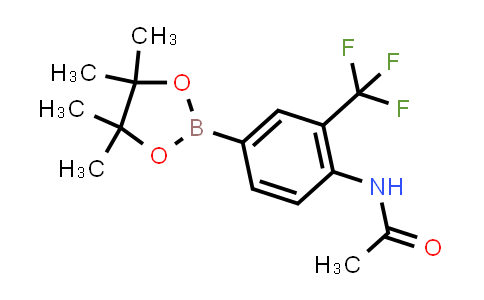 N-(4-(4,4,5,5-Tetramethyl-1,3,2-dioxaborolan-2-yl)-2-(trifluoromethyl)phenyl)acetamide