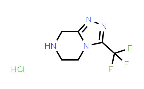 3-(trifluoromethyl)-5,6,7,8-tetrahydro-[1,2,4]triazolo[4,3-a]pyrazine hydrochloride