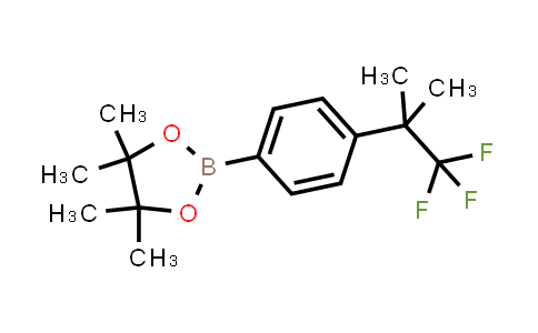 4,4,5,5-Tetramethyl-2-(4-(1,1,1-trifluoro-2-methylpropan-2-yl)phenyl)-1,3,2-dioxaborolane